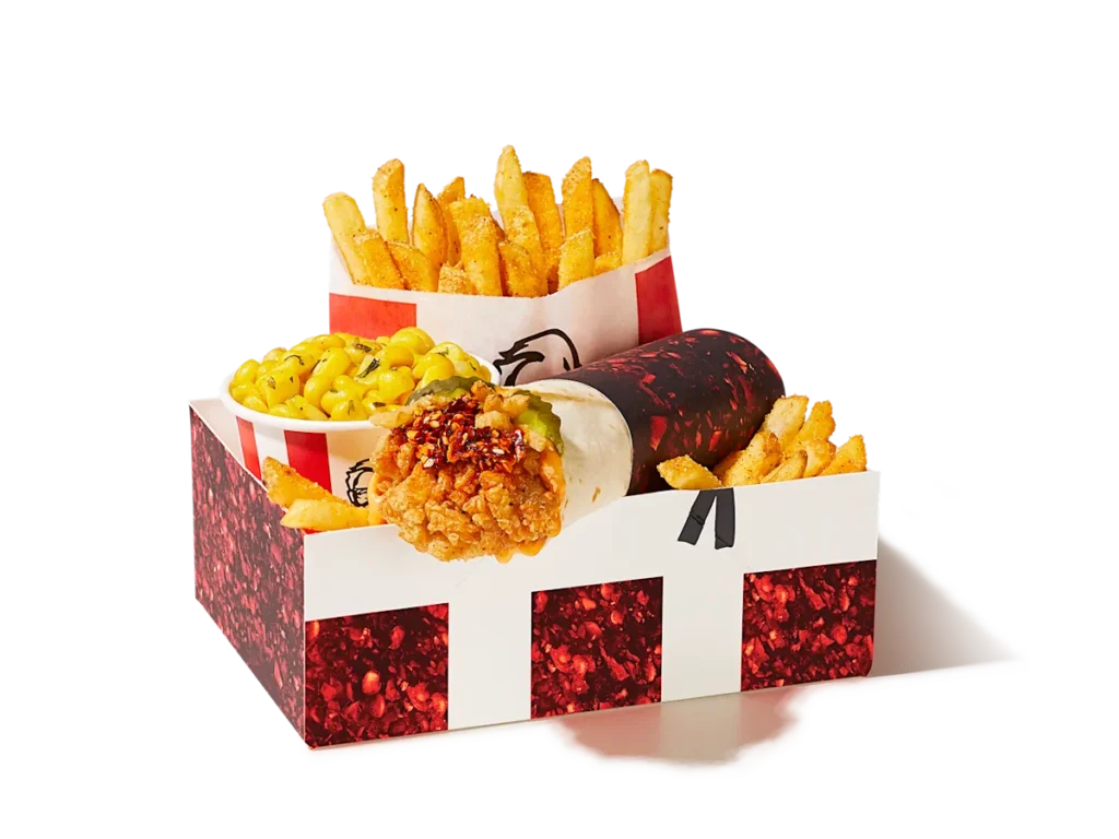 A Chilli Crunch Menu item $4.99 Snacker Wrap Fill Up image