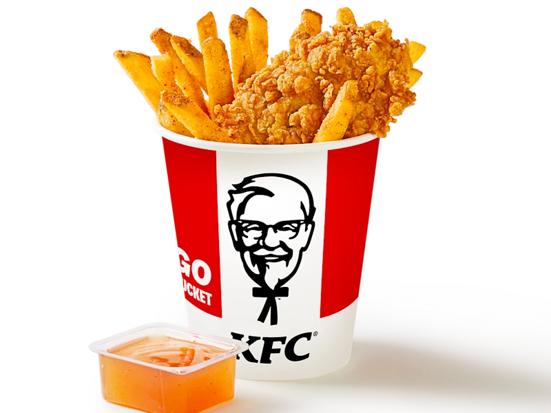 1 Tender Crispy Strip Go Bucket