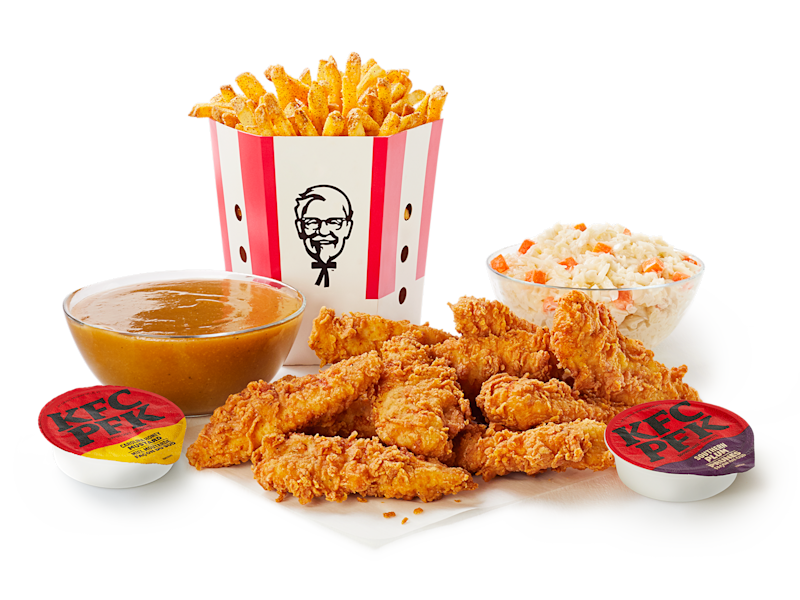 kfc menu buckets 10 Original Recipe Tenders Bucket and 3 Large Sides