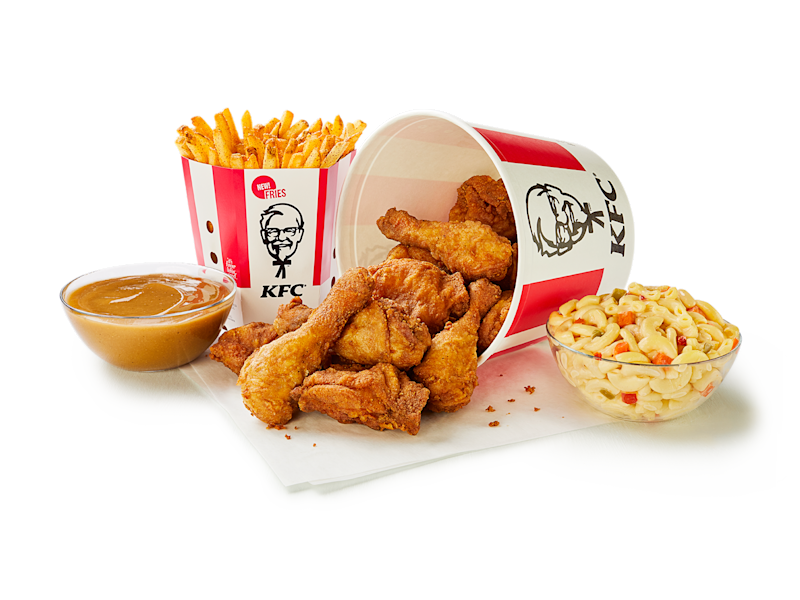 kfc menu canada 10 Piece Original Recipe Chicken Bucket and 3 Large Sides