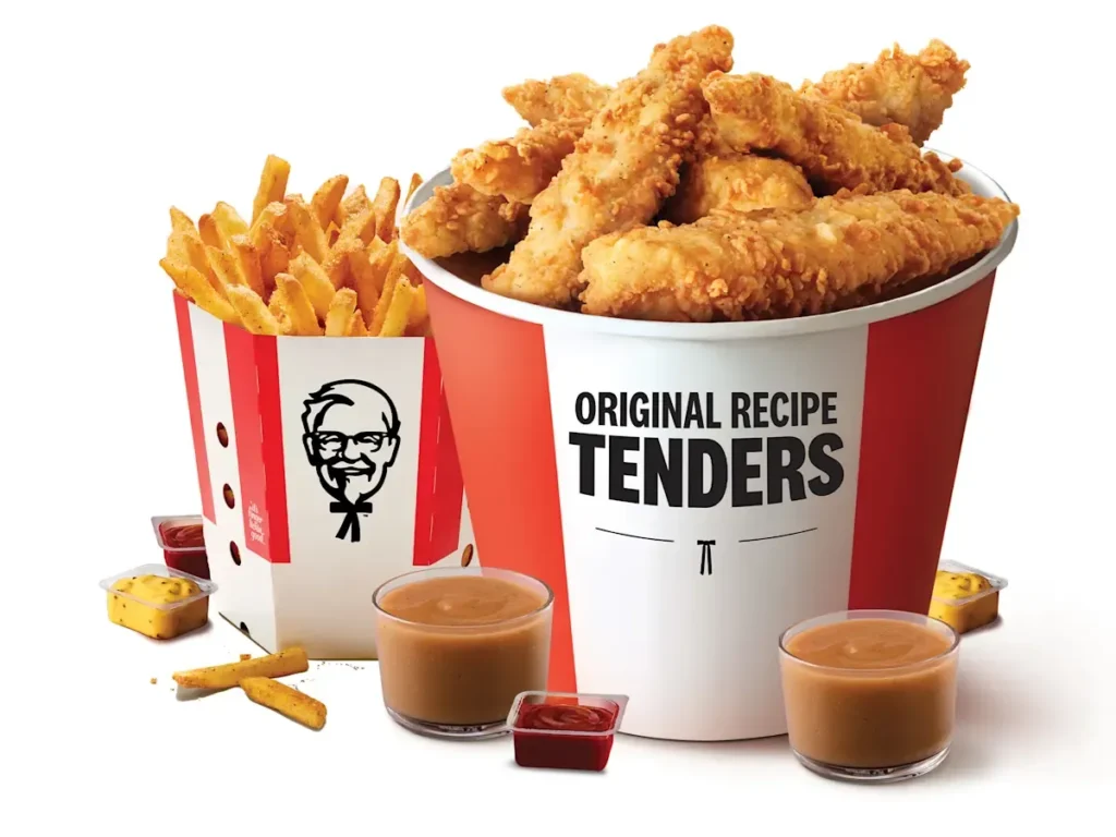 kfc canada menu item 12 Pieces Tenders Fries & Gravy Bucket