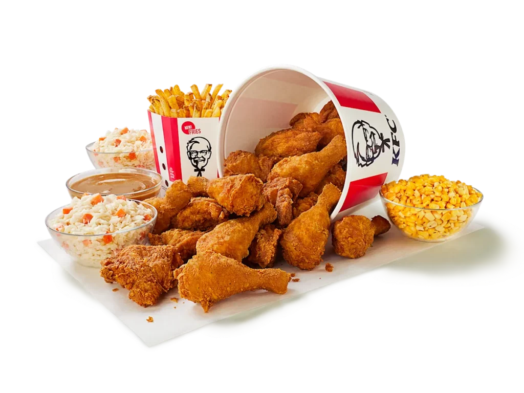 18 Piece Original Recipe Chicken Bucket and 5 Large Sides at kfc menu canada item