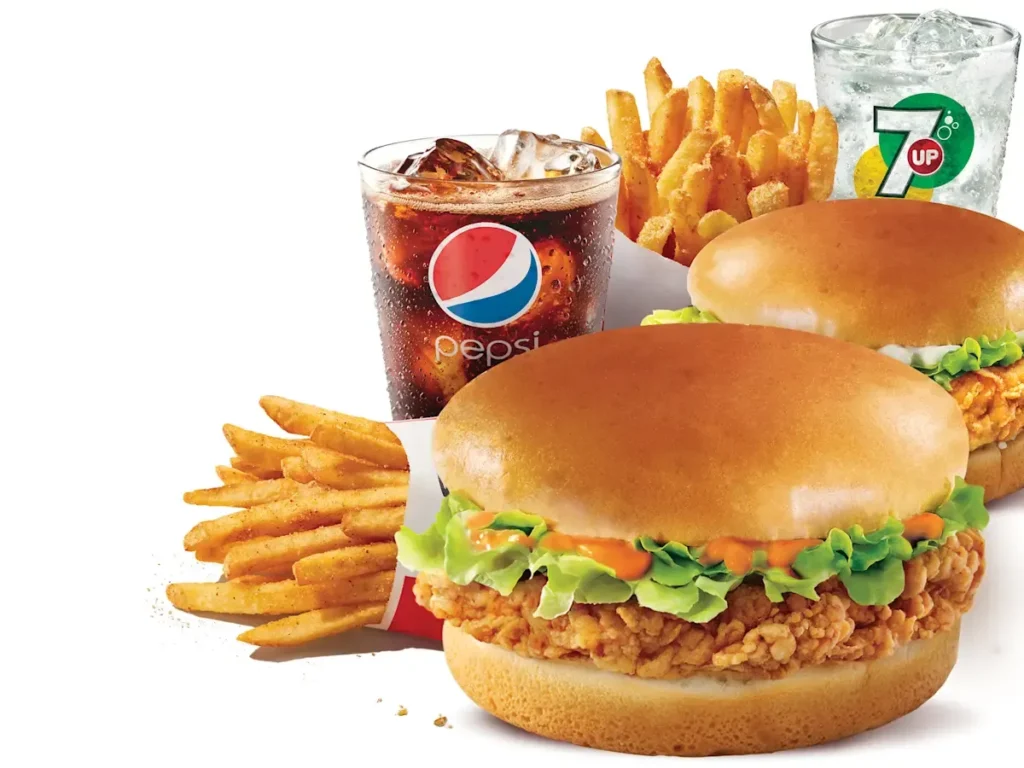 Kfc menu item at kfc Canada 2 Can Dine - Sandwich Combo