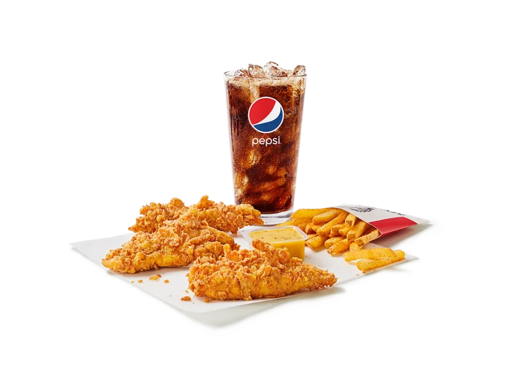 3 Original Recipe Tenders Combo item of kfc menu 