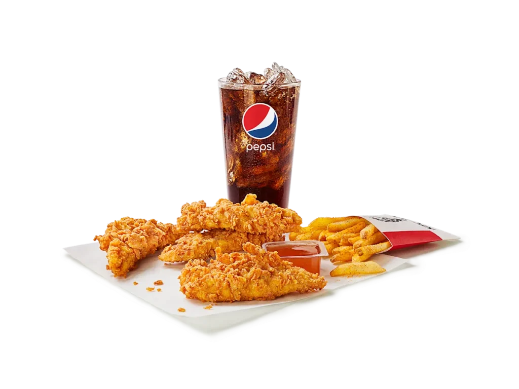 kfc menu item 4 Original Recipe Tenders Combo