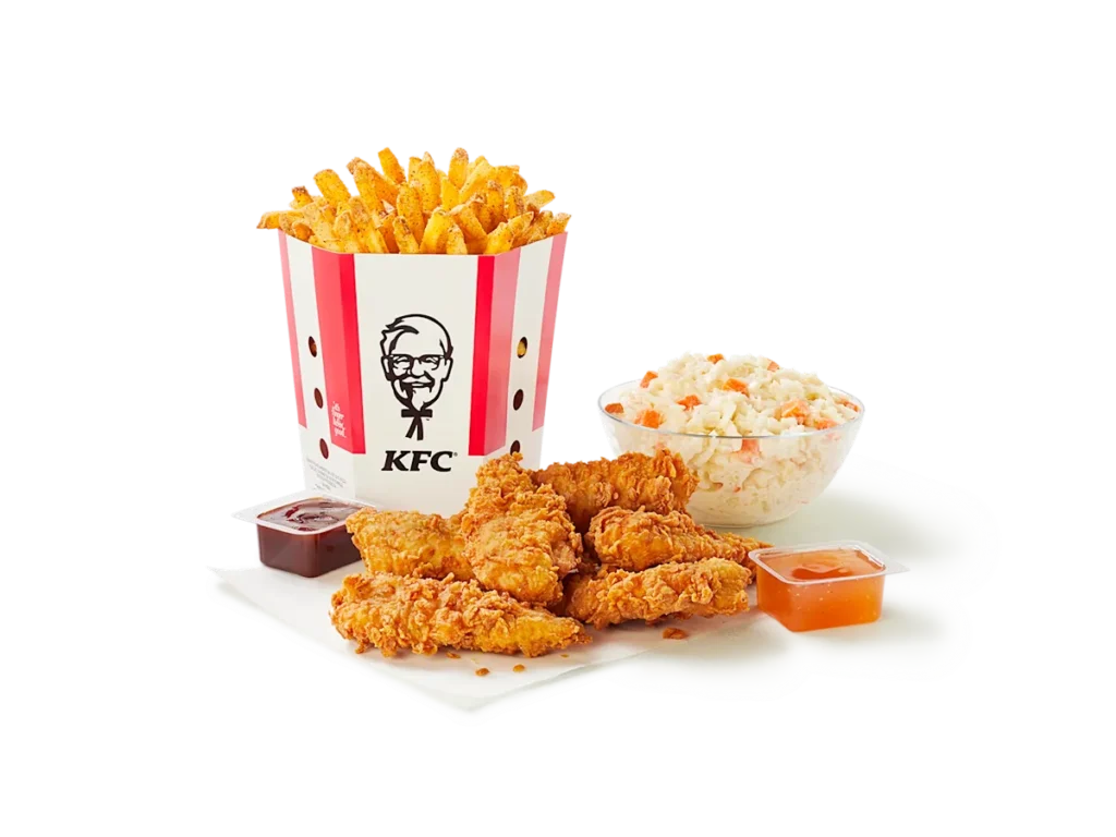 6 Original Recipe Tenders Bucket at kfc menu 
