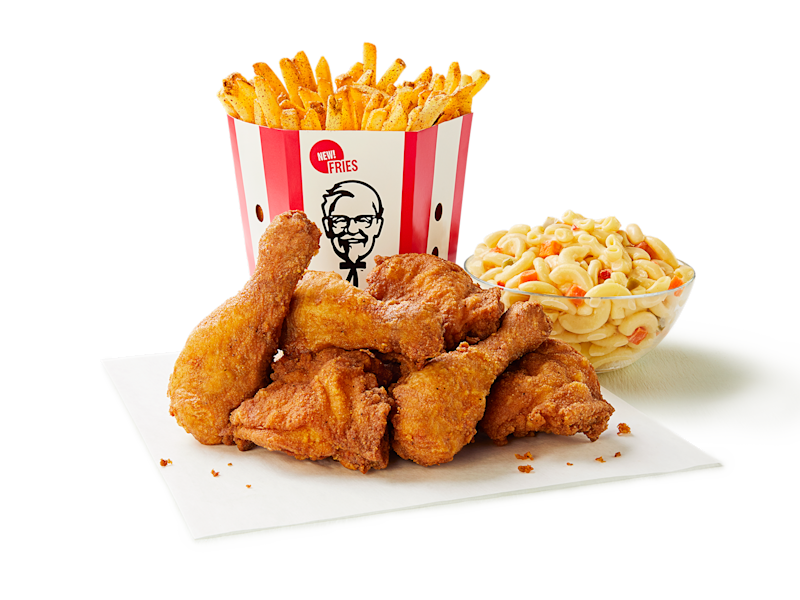 kfc canada menu item 6 Piece Original Recipe Chicken Bucket and 2 Large Sides