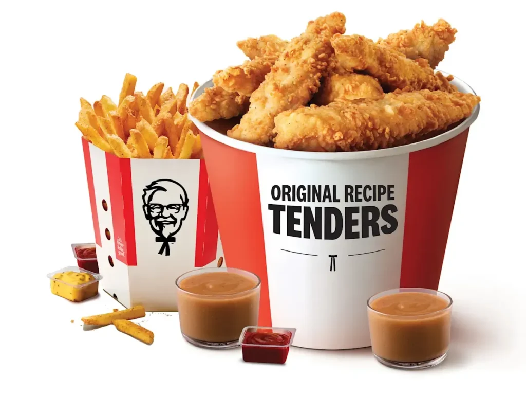 kfc canada menu item 9 Pieces Tenders Fries & Gravy Bucket