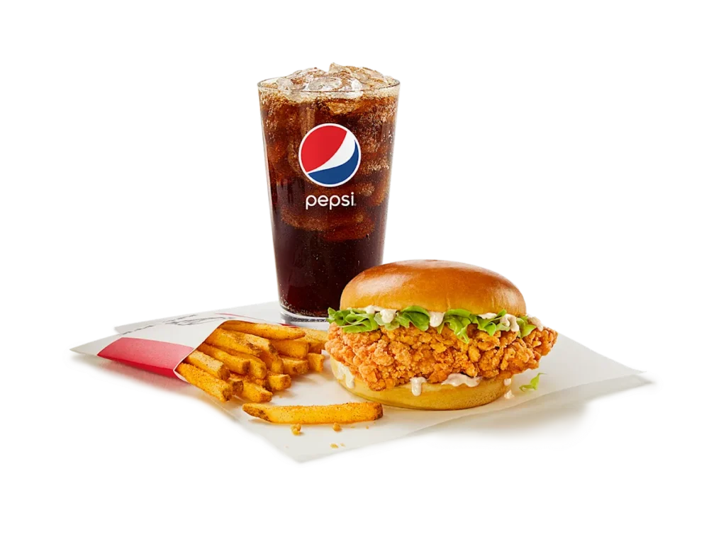 kfc canada menu Big Crunch Sandwich Combo