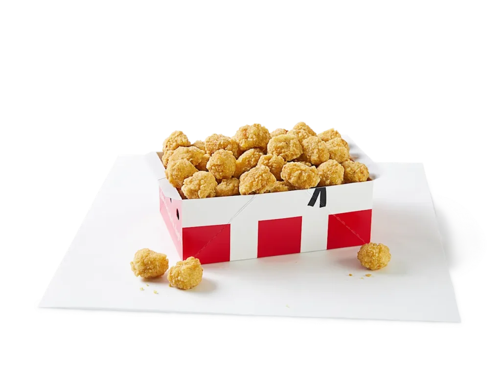 Large Popcorn Chicken at kfc canada
