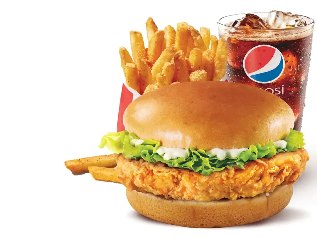 kfc menu item Sandwich Combo