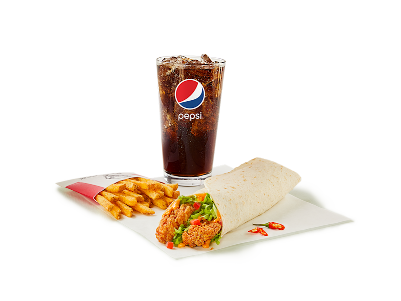 Zinger Twister Combo at kfc menu canada