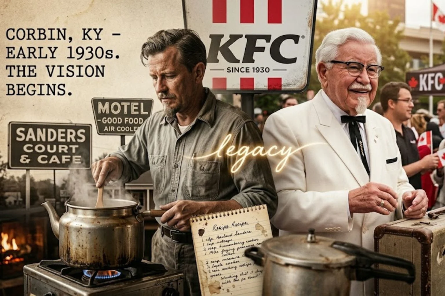 KFC Canada Blog Section image of Colonel Sanders Story The Life & Legacy of KFC's Founder
