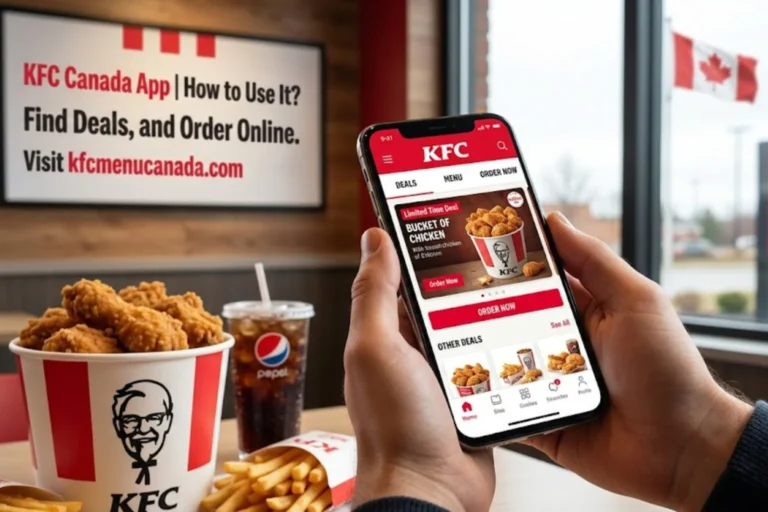 Blog image of KFC Canada App How to Use It Find Deals, and Order Online at kfcmenucanada.com