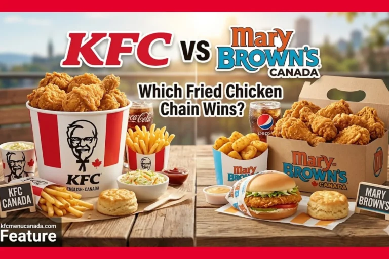 Blog feature image of KFC vs Mary Brown's Canada Which Fried Chicken Chain Wins