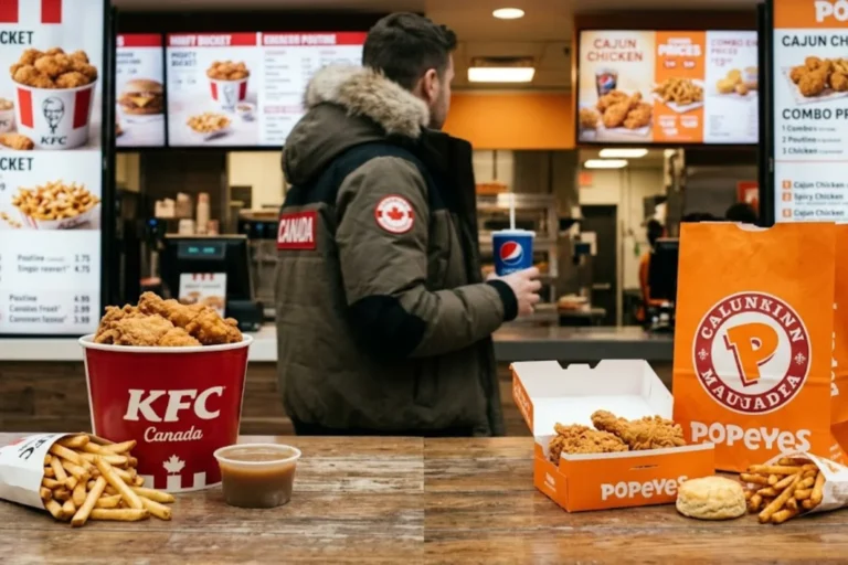 Image of KFC vs Popeyes Canada Menu, Prices, Calories & Comparison