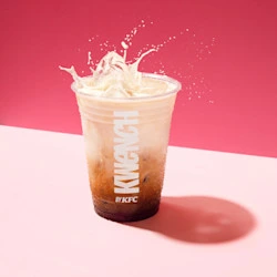 Iced Caramel Latte Kwench Menu at KFC Canada