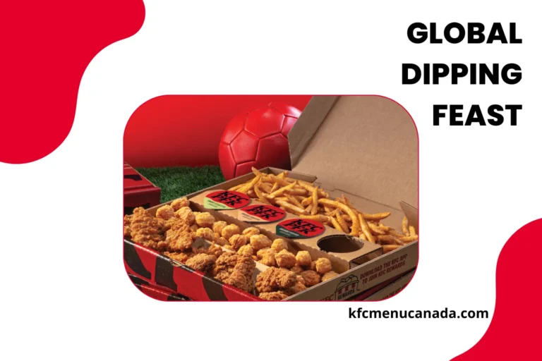 KFC Canada Global Menu item KFC Global Dipping Feast