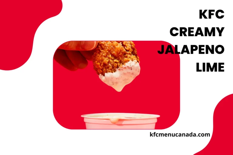 A KFC Global Menu Creamy Jalapeno Lime Image