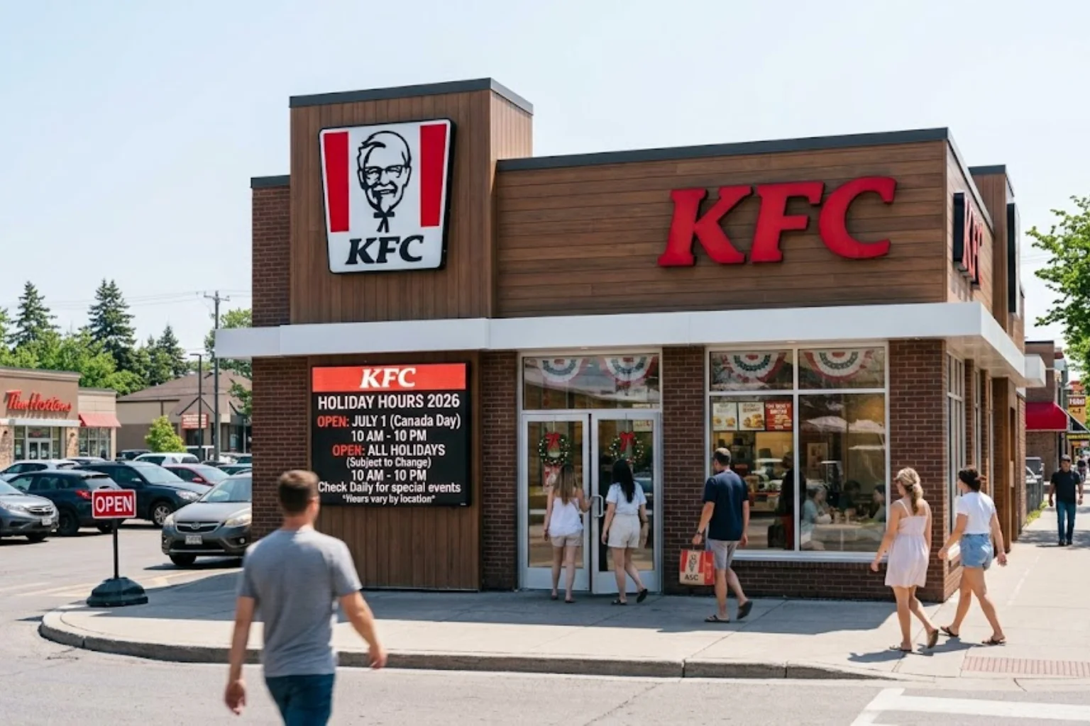 An Image Shows KFC Holiday Hours in Canada Is It Open on Statutory Holidays in Canada
