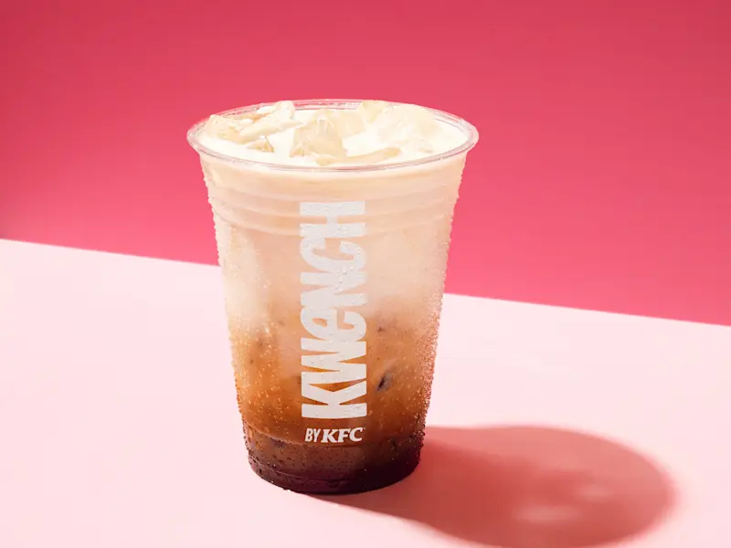 KFC Kwench menu Iced Caramel Latte