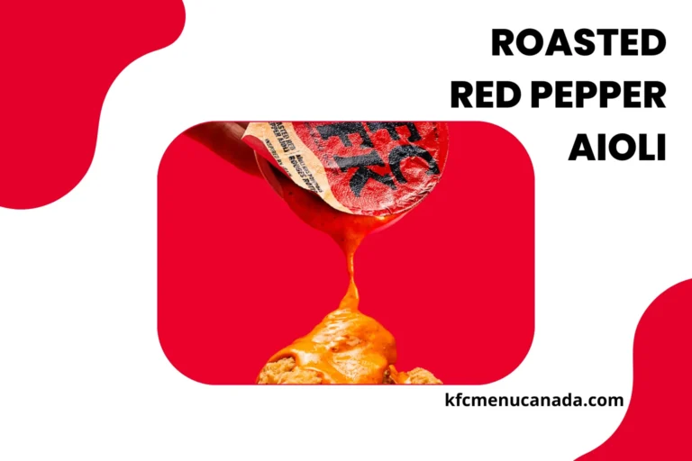 KFC Global Menu Item Roasted Red Pepper Aioli