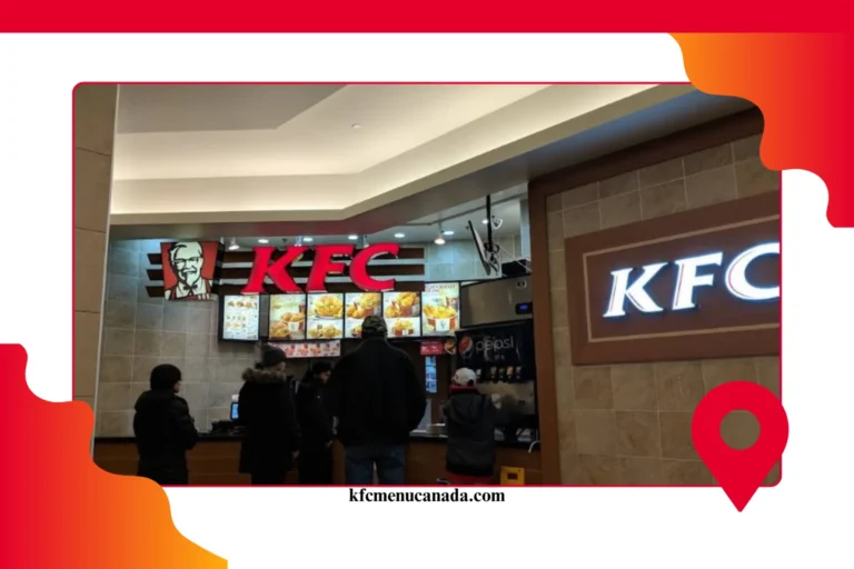 KFC Winnipeg Canada outlet in CF Polo Park inside Mall