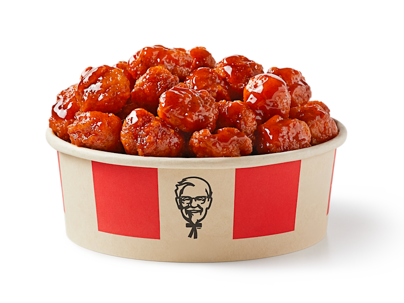 KFC Canada Regular Zinger Drip Popcorn Menu Item