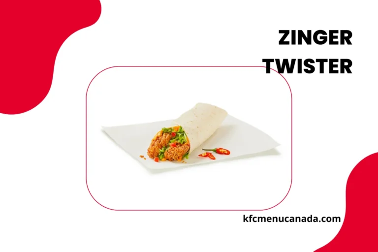A KFC Canada Sanwich Combo Category Menu Item KFC Zinger Twister at kfcmenucanada.com
